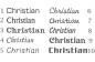 Preview: Schriftart für Golfhandtuch